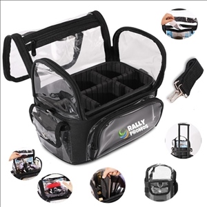 Clear Travel Bag With Adjustable Dividers